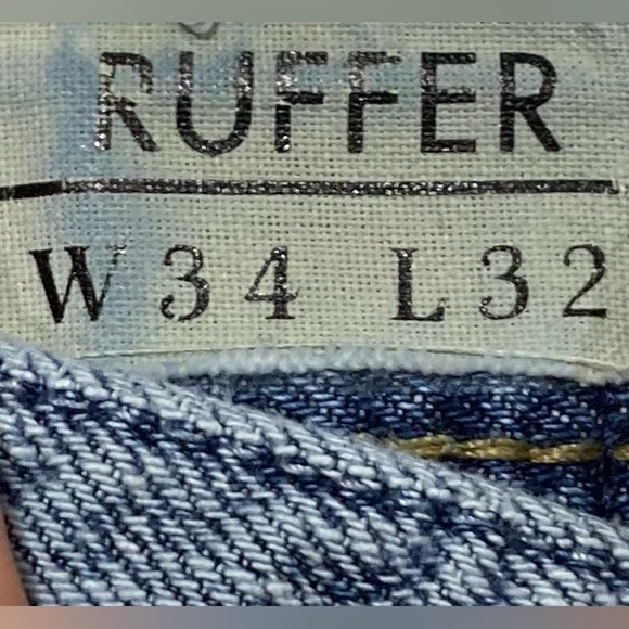 Buffalo David Bitton Ruffer Relaxed Stretch Denim Jeans Men’s Size 34x32 EUC - Picture 7 of 12